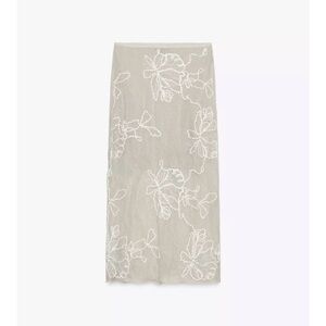Zara Midi Skirt - SEMI-SHEER STRUCTURED KNIT SKIRT​​​​​​​​​​​​​​​​